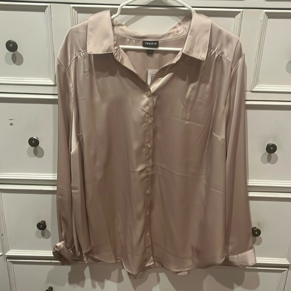 Torrid Satin Blouse